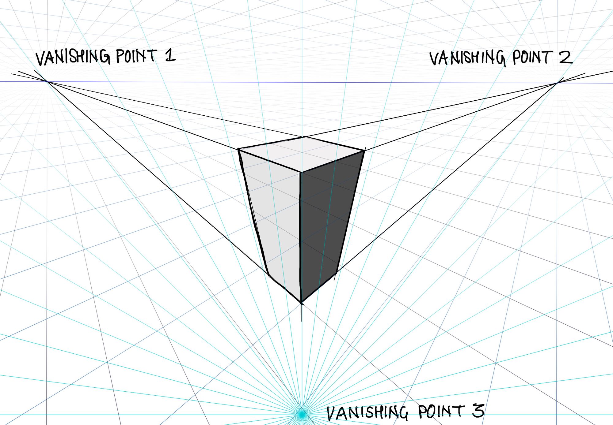 3 point perspective... by Bob-crum on DeviantArt