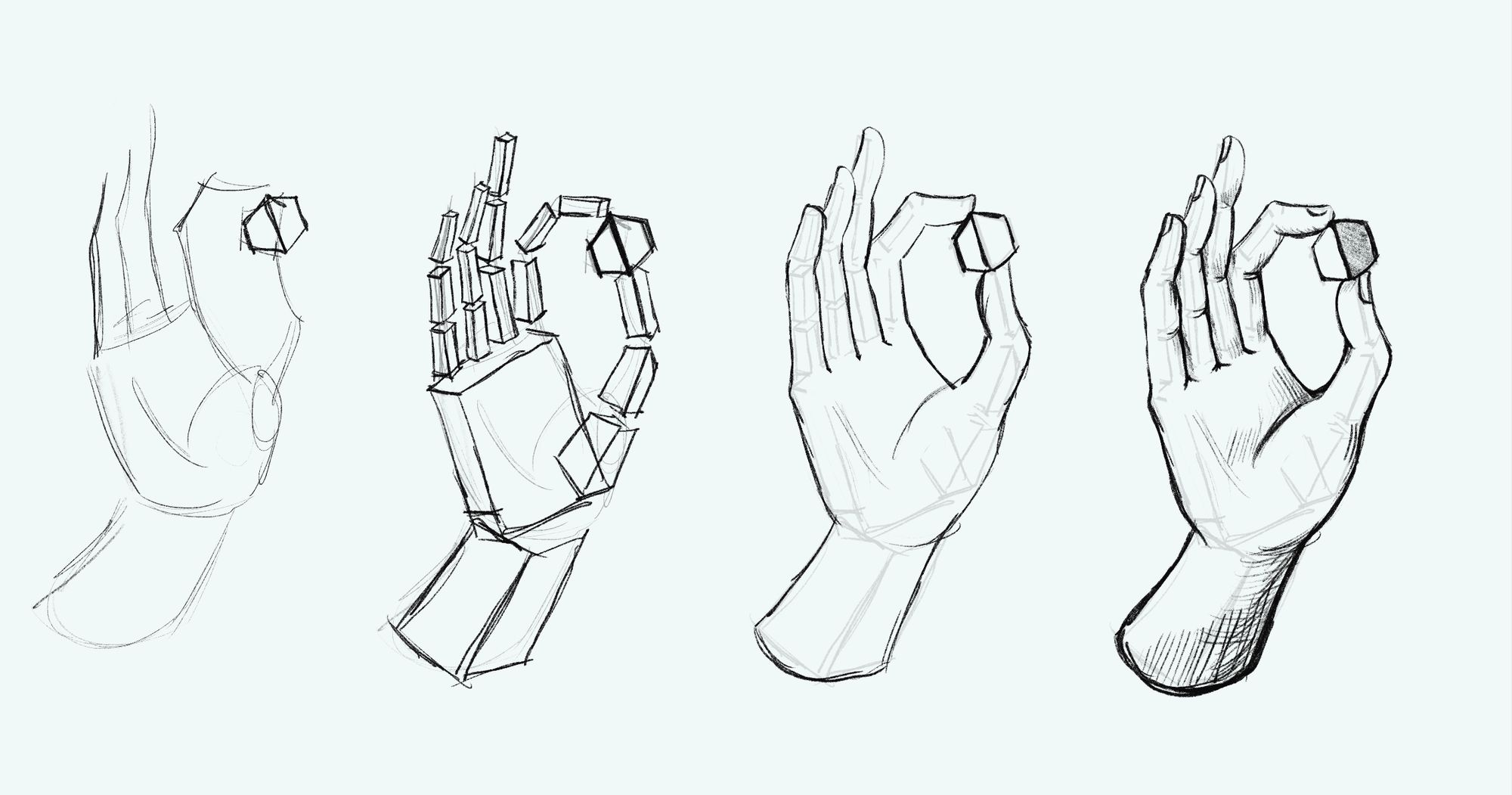 hands sketches