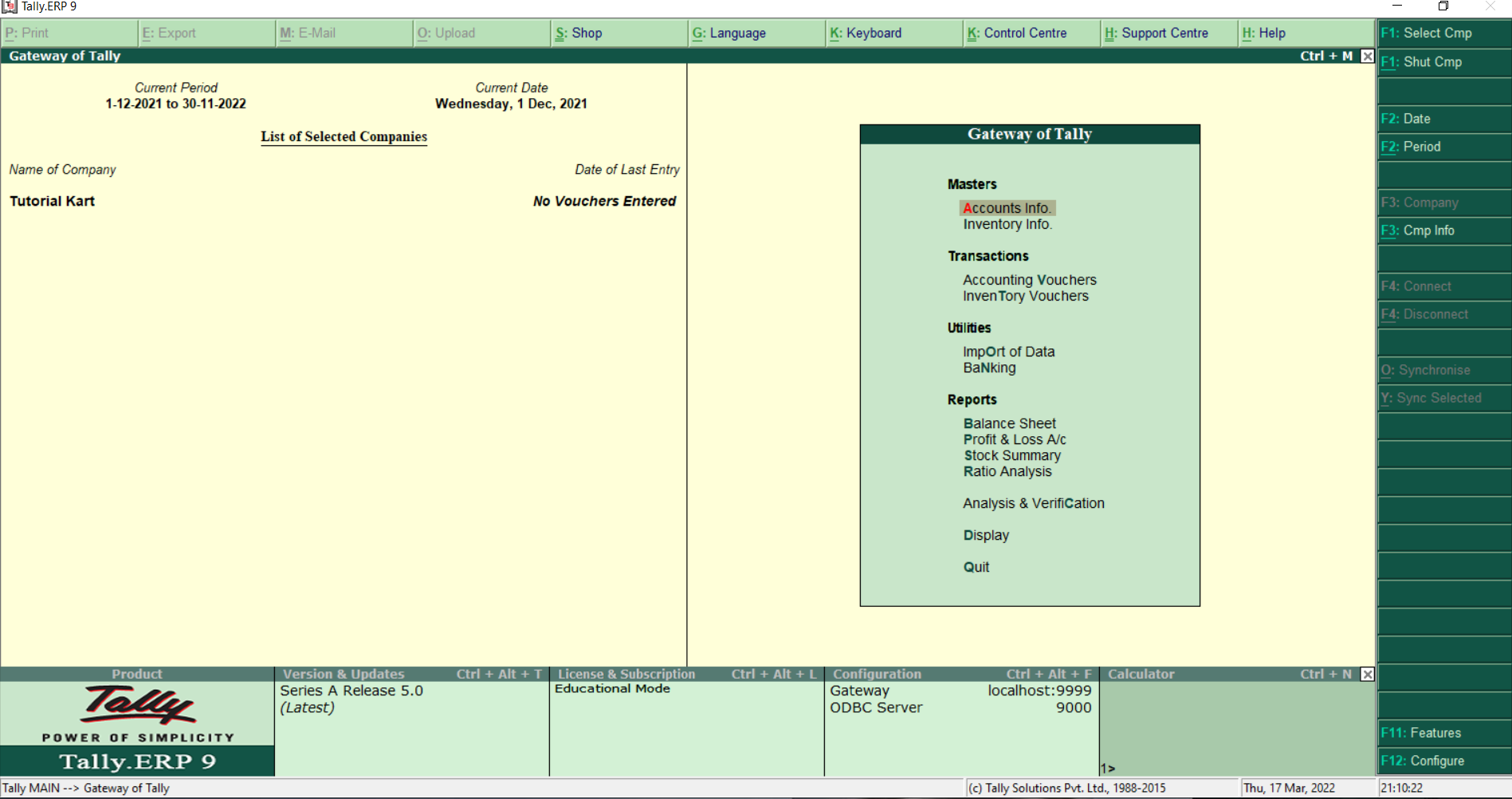 How to Use Tally.ERP 9 [TUTORIAL]