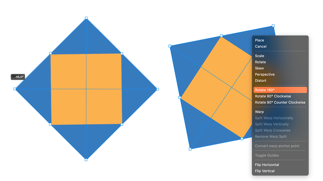 What would the points (-2, -3) be if you rotated it 90° clockwise