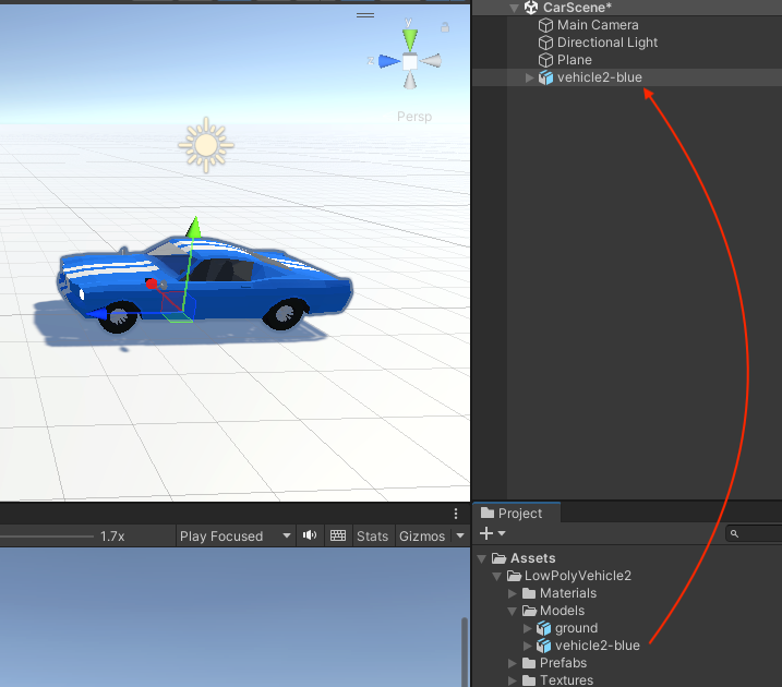 Make a driving game in unity