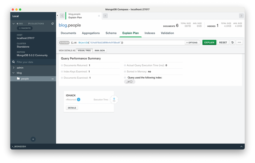 Database Indexing in MongoDB