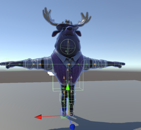 Create and set up a simple Ragdoll physics in Unity